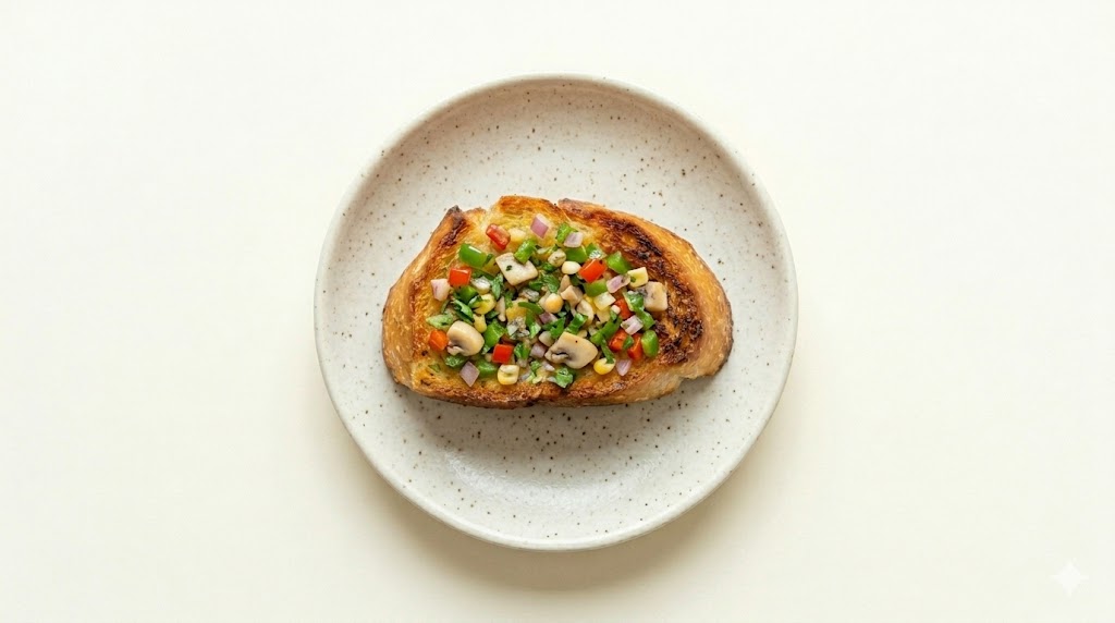 Veggie Garlic Bread